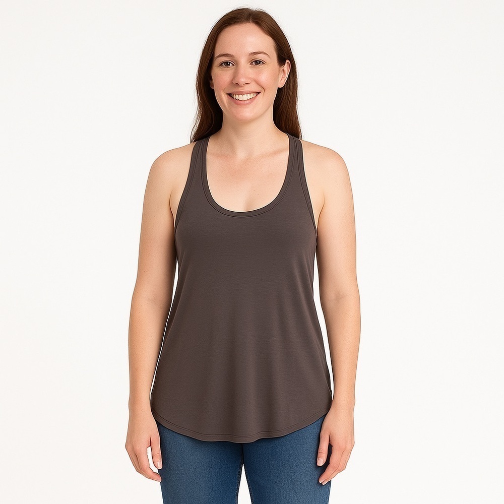 Club Monaco Women’s Gray Racerback Tank, Size XS
